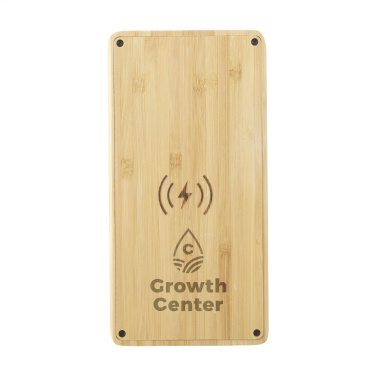 Logotrade promotional gift image of: Solar Powerbank 8000+ Wireless Charger